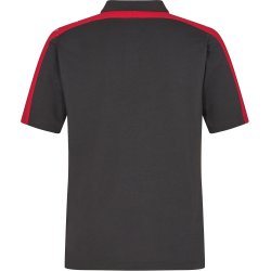 ENGEL Galaxy Poloshirt Antrazitgrå/Tomato Red 9811-141