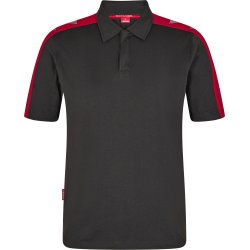 ENGEL Galaxy Poloshirt Antrazitgr�/Tomato Red 9811-141