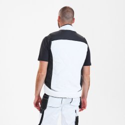 ENGEL Galaxy quiltet vintervest Hvid/Antrazitgr 5850-193