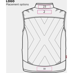 ENGEL Galaxy quiltet vintervest Surfer Blue/Sort 5850-193