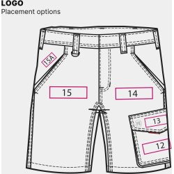 ENGEL Galaxy shorts Surfer Blue/Sort 6810-254