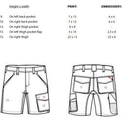 ENGEL Galaxy shorts Surfer Blue/Sort 6810-254