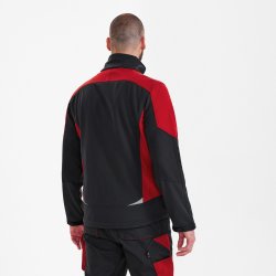 ENGEL Galaxy softshelljakke Antrazitgr/Tomato Red 8810-229