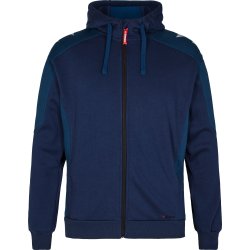 ENGEL Galaxy Sweat Cardigan med htte Blue Ink/Dark Petrol 8820-233