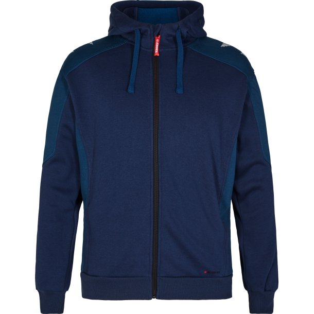 ENGEL Galaxy Sweat Cardigan med htte Blue Ink/Dark Petrol 8820-233