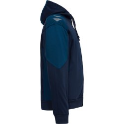 ENGEL Galaxy Sweat Cardigan med htte Blue Ink/Dark Petrol 8820-233