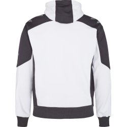 ENGEL Galaxy Sweat Cardigan med hætte Hvid/Antrazitgrå 8820-233