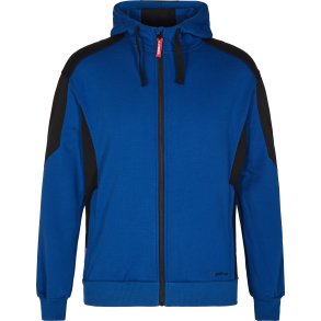 ENGEL Galaxy Sweat Cardigan med h�tte Surfer Blue/Sort 8820-233