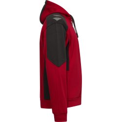 ENGEL Galaxy Sweat Cardigan med hætte Tomato Red/AntrazitGrå 8820-233