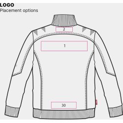 ENGEL Galaxy Sweat Cardigan med krave Antrazitgr/Sort 8830-233