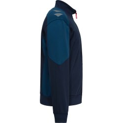 ENGEL Galaxy Sweat Cardigan med krave Blue Ink/Dark Petrol 8830-233