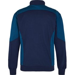 ENGEL Galaxy Sweat Cardigan med krave Blue Ink/Dark Petrol 8830-233