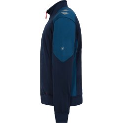 ENGEL Galaxy Sweat Cardigan med krave Blue Ink/Dark Petrol 8830-233