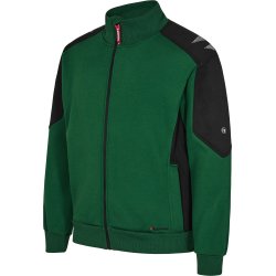 ENGEL Galaxy Sweat Cardigan med krave Gr�n/Sort 8830-233