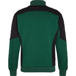 ENGEL Galaxy Sweat Cardigan med krave Grøn/Sort 8830-233