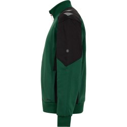 ENGEL Galaxy Sweat Cardigan med krave Gr�n/Sort 8830-233