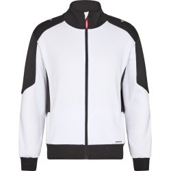 ENGEL Galaxy Sweat Cardigan med krave Hvid/Antrazitgr� 8830-233