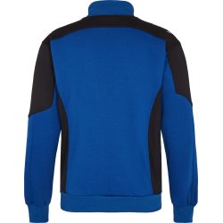 ENGEL Galaxy Sweat Cardigan med krave Surfer Blue/Sort 8830-233