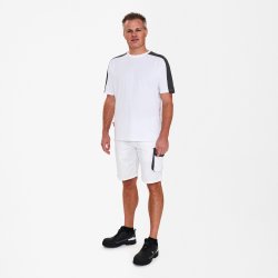 ENGEL Galaxy T-shirt Hvid/Antrazitgr� 9810-141