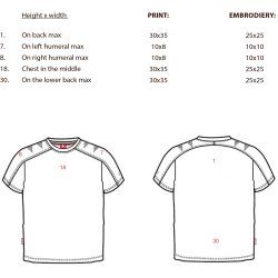 ENGEL Galaxy T-shirt Tomato Red/AntrazitGrå 9810-141