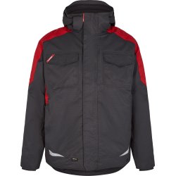 ENGEL Galaxy vinterjakke Antrazitgrå/Tomato Red 1410-354