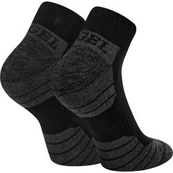 ENGEL Korte arbejdsstr�mper til hverdagsbrug Black/Dark Grey Melange 9109-3