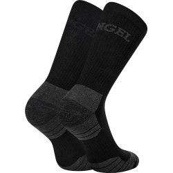 ENGEL Praktiske arbejdsstrømper Black/Dark Grey Melange 9108-3