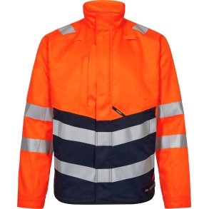 ENGEL SAFETY+ foret arbejdsjakke Orange/Blue ink 1317-188