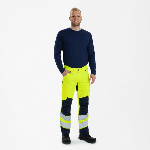 ENGEL Safety bukser Gul/Blue Ink 2544-314