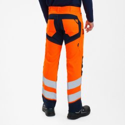 ENGEL Safety bukser Orange/Blue ink 2544-314