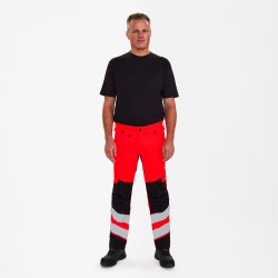 ENGEL Safety bukser Rd/Sort 2544-314