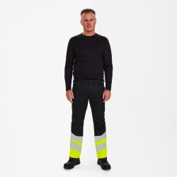 ENGEL Safety bukser Sort/Gul 2546-314