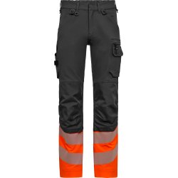 ENGEL Safety arbejdsbukser med 4-vejs str�k Antrazitgr�/Orange 2346-124