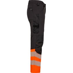 ENGEL Safety arbejdsbukser med 4-vejs str�k Antrazitgr�/Orange 2346-124
