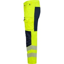 ENGEL Safety arbejdsbukser med 4-vejs str�k Gul/Blue Ink 2345-124