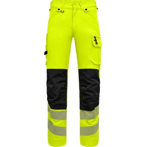ENGEL Safety arbejdsbukser med 4-vejs str�k Gul/Sort 2345-124