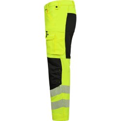 ENGEL Safety arbejdsbukser med 4-vejs str�k Gul/Sort 2345-124