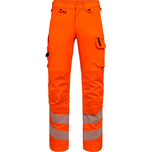 ENGEL Safety arbejdsbukser med 4-vejs str�k Hi-vis Orange 2345-124
