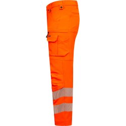 ENGEL Safety arbejdsbukser med 4-vejs str�k Hi-vis Orange 2345-124