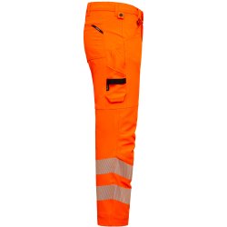 ENGEL Safety arbejdsbukser med 4-vejs str�k Hi-vis Orange 2345-124