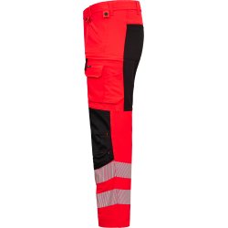 ENGEL Safety arbejdsbukser med 4-vejs str�k R�d/Sort 2345-124