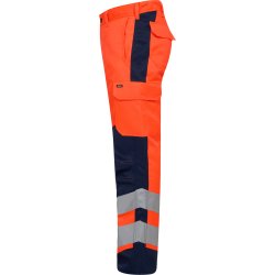 ENGEL Safety+ bukser Orange/Blue ink 2321-188