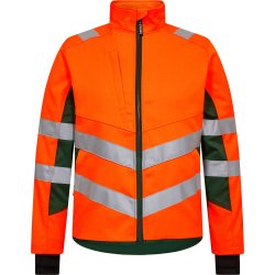 ENGEL Safety arbejdsjakke Orange/Gr�n 1544-314