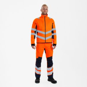 ENGEL Safety arbejdsjakke Orange/Blue ink 1544-314