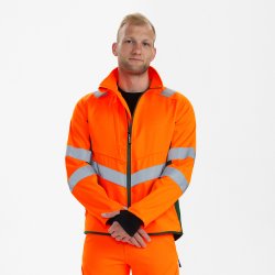 ENGEL Safety arbejdsjakke Orange/Grn 1544-314