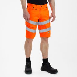 ENGEL Safety shorts Orange/Blue ink 6546-314