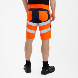ENGEL Safety shorts Orange/Blue ink 6546-314