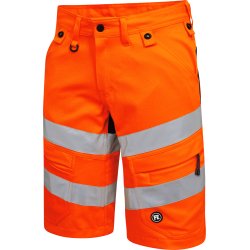 ENGEL Safety shorts Orange/Blue ink 6546-314