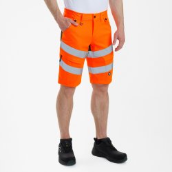ENGEL Safety shorts Orange/Grn 6546-314