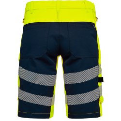 ENGEL Safety arbejdsshorts med 4-vejs str�k Gul/Blue Ink 6345-124